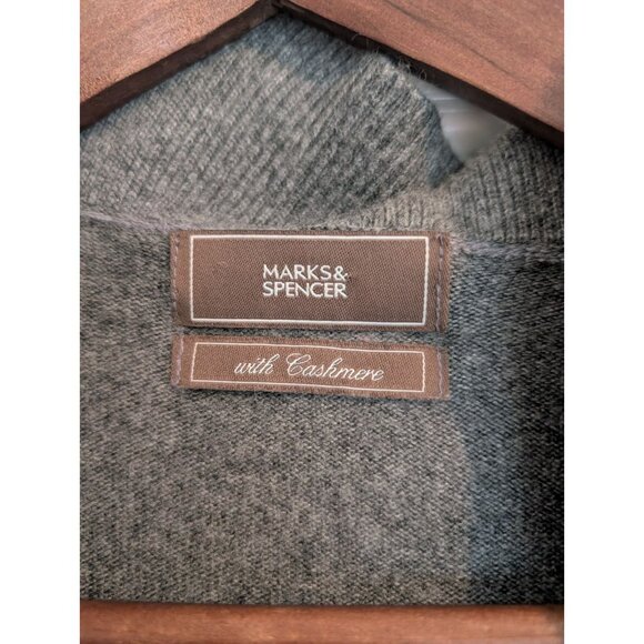Mark & Spencer UK10 US6 women cardigan sweater with Cashmere - Picture 2 of 8